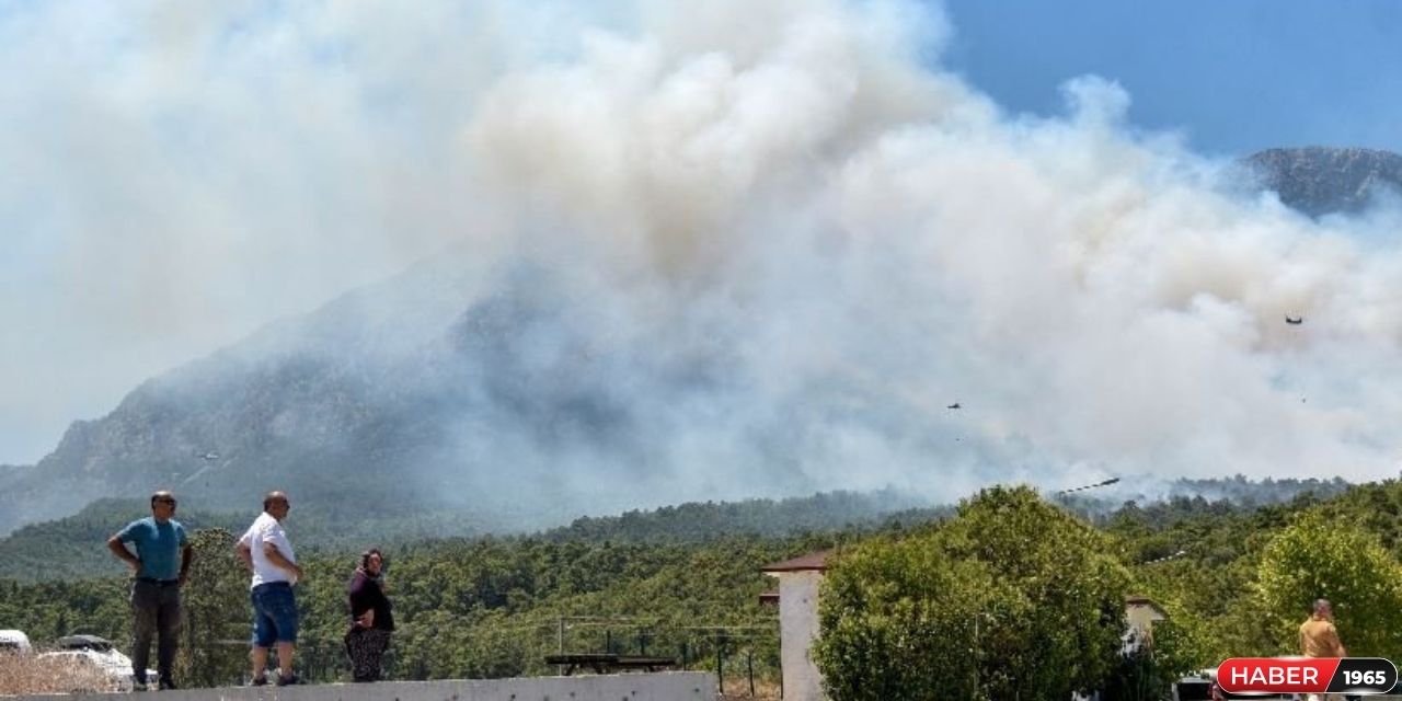 Antalya Kemer'de ki orman yangını söndürüldü mü, son durum ne?