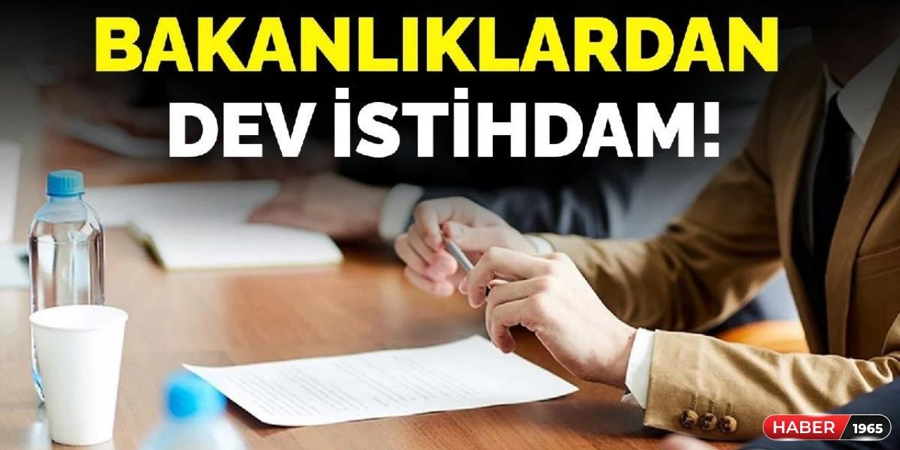 2 bakanlıktan toplamda 140.000 kişilik kamu memur alımı seferberliği! Başvuru şartları belli oldu