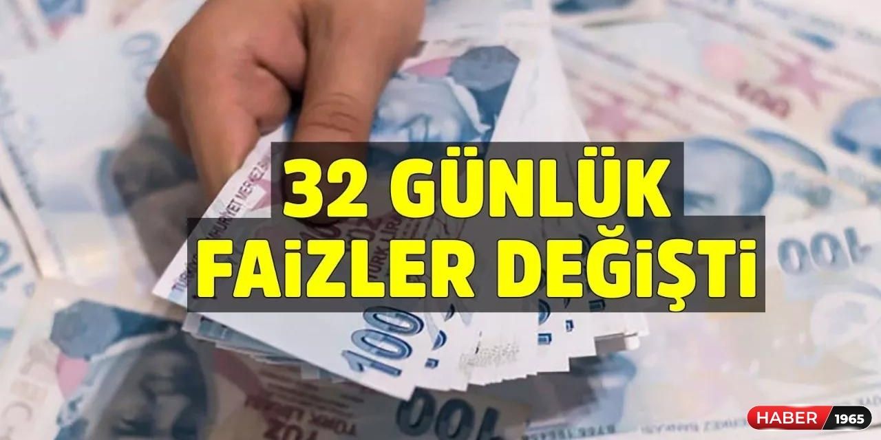 32 günlük mevduat faiz getirisi ne kadar?