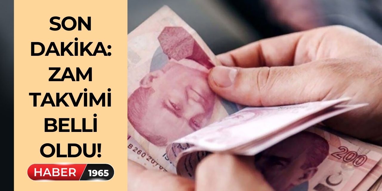 4A 4B 4C memur ve emekli zam takvimi açıklandı