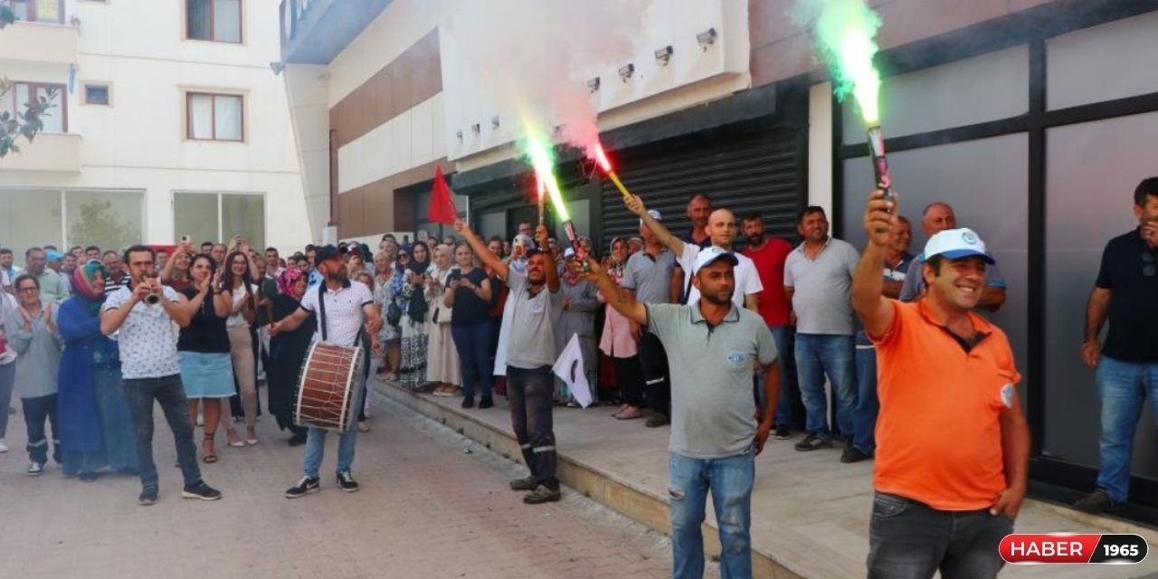 O belediyede maaşlar 20 bin TL'yi aştı! Personel ve işçiler kutlama yaptı