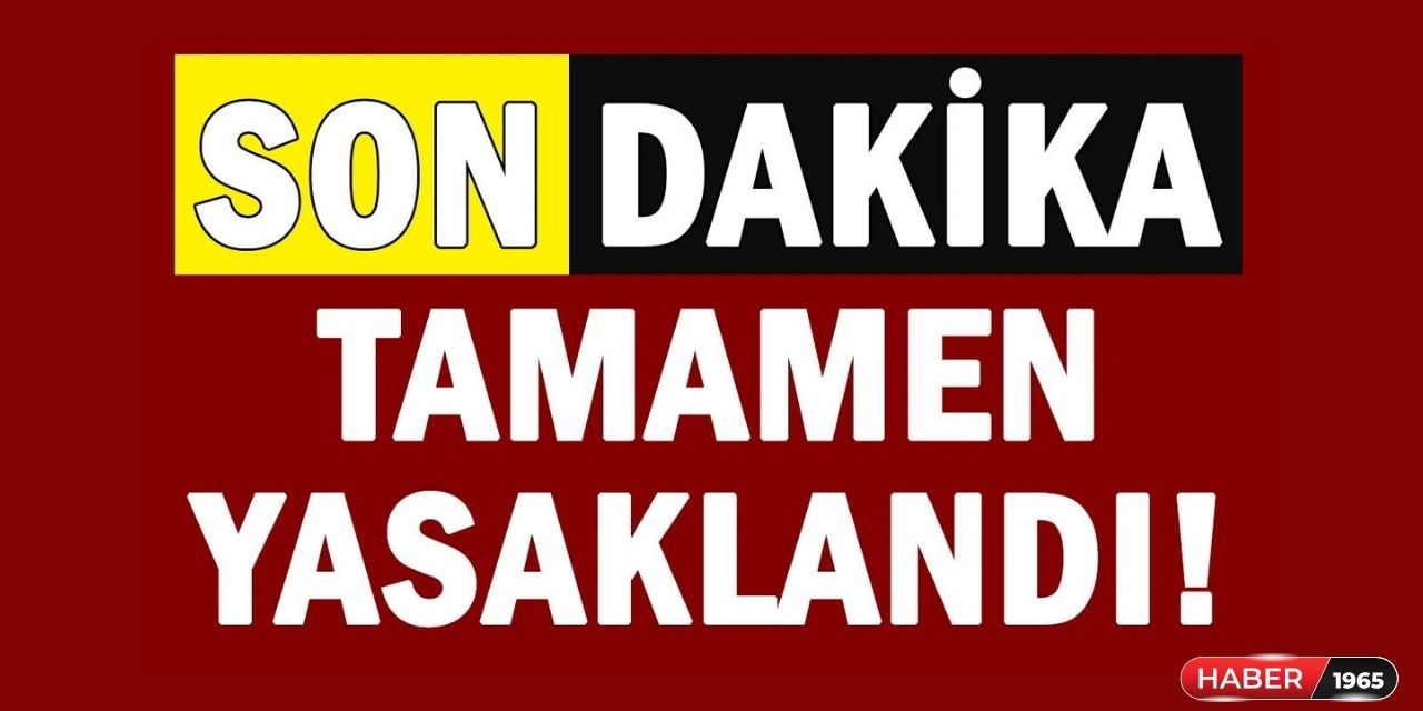 14 Ağustos'a kadar geçerli 65 yaş ve üstüne sokağa çıkma yasağı! Saat 11.00'da başlayacak 17.00'a kadar