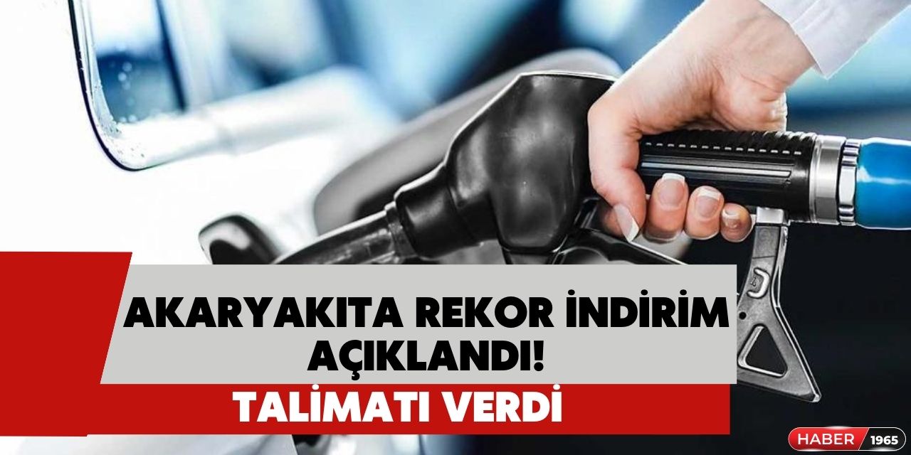 Talimat gecikmeden geldi! Akaryakıta ZAM sonrası DEV indirim duyurulacak işte akaryakıtta yeni hamle