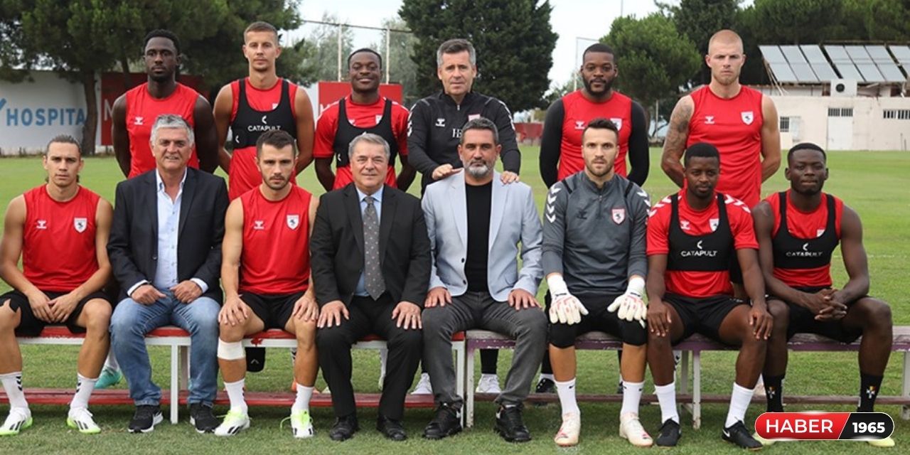 Samsunspor'da transfer rüzgarları esiyor! Basın mensuplarına 10 futbolcu tanıtıldı