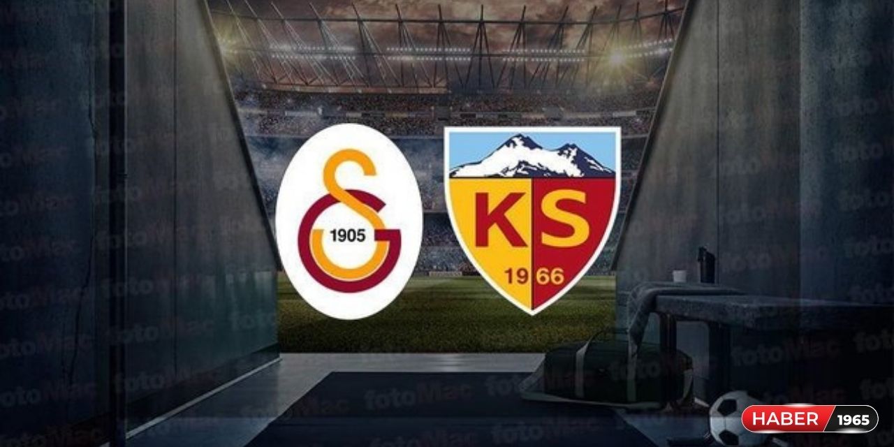 Kayserispor-Galatasaray maçı muhtemel 11'i belli oldu