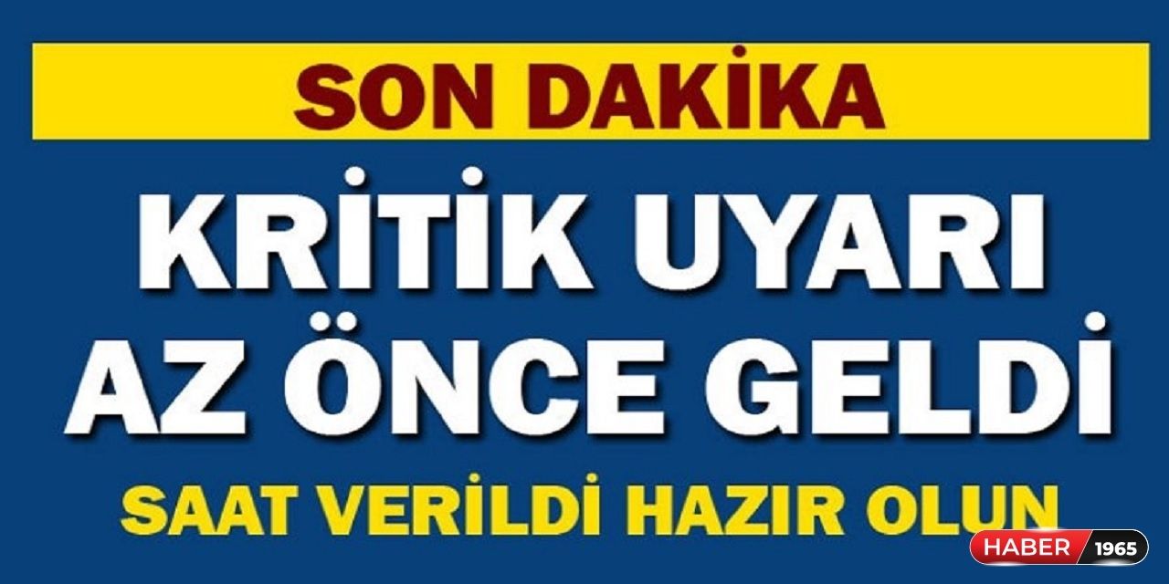 Meteoroloji tarafından yeni uyarı geldi! 15 16 17 18 19 Ağustos tarihleri için 44 ile kritik uyarı