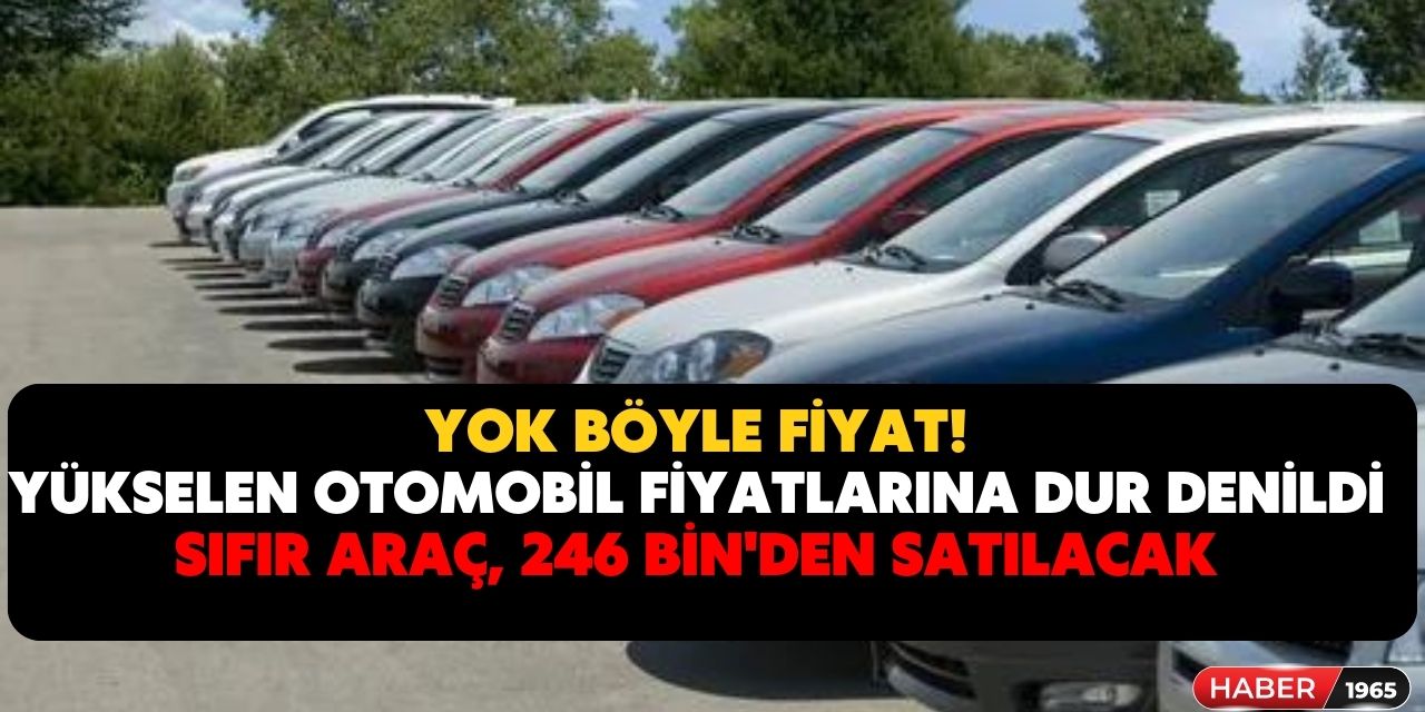 Otomobil sektörüne damga vuracak satış fiyatı! Yeni üretilen bu araba Türkiye'de 246 bin TL'den satılacak