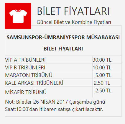 BİLETLER SATIŞTA