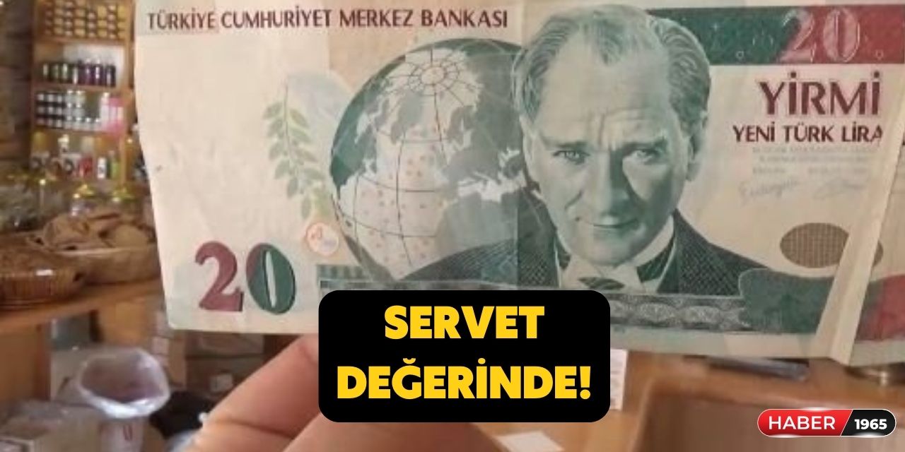 Herkesin evinde muhakkak vardır sandıkları açın hemen bakın! 20 yıllık banknot şu an servet değerinde