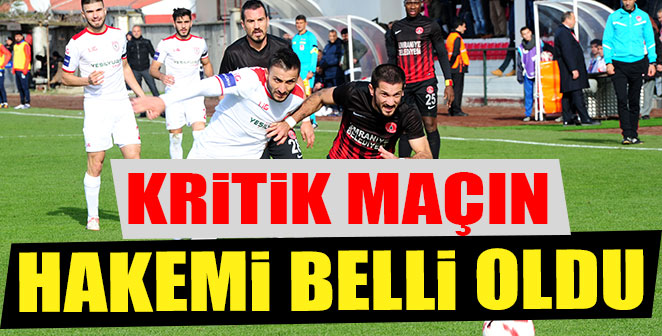 SAMSUNSPOR-ÜMRANİYE MAÇININ HAKEMİ BELLİ OLDU