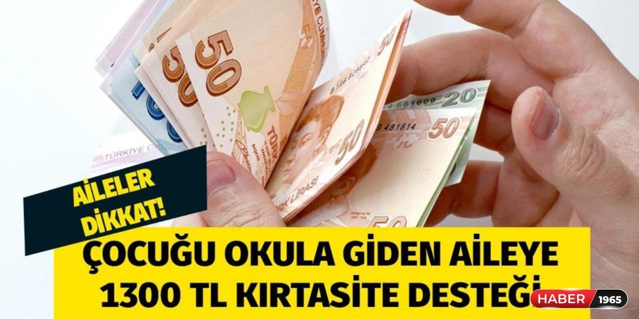 Çocuğu okuyan annelere devletten yardım eli uzatıldı! Başvurusunu yapana 1300 TL ödeme yapılacak