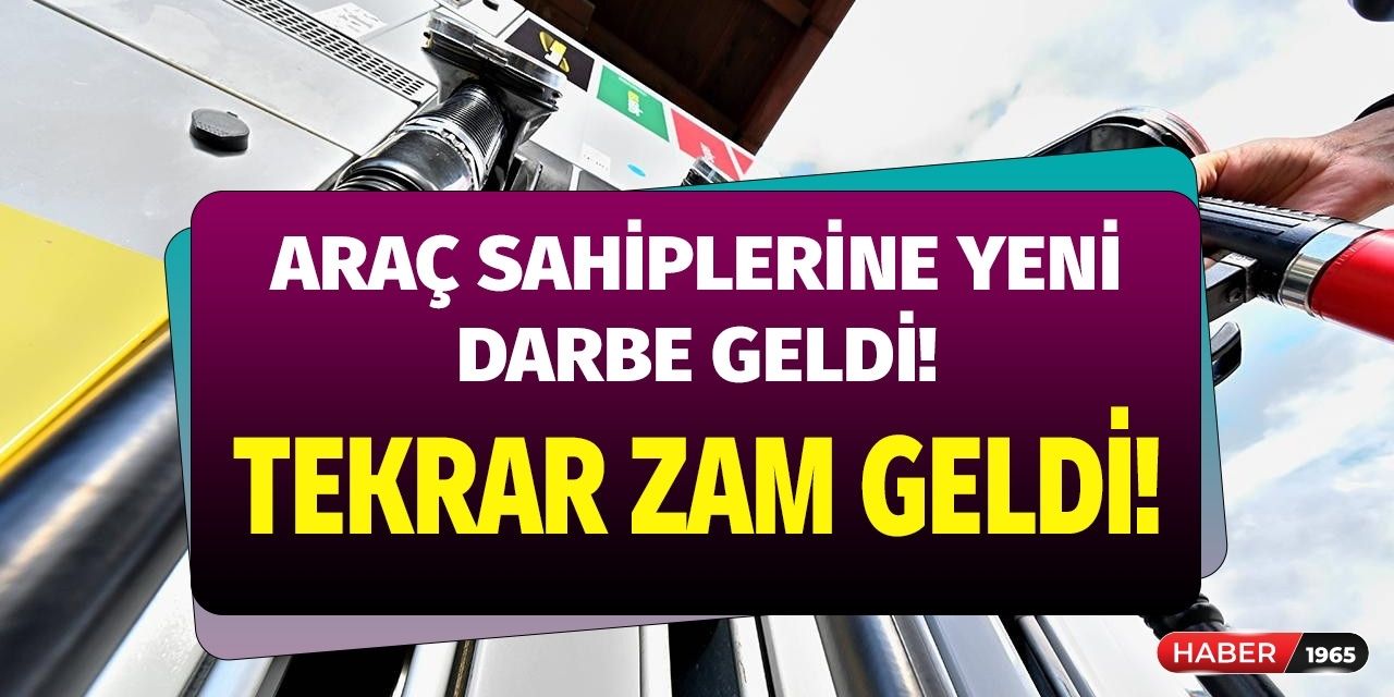 Araç sahiplerine bir DARBE daha! Tarih verildi tekrar ZAM geldi