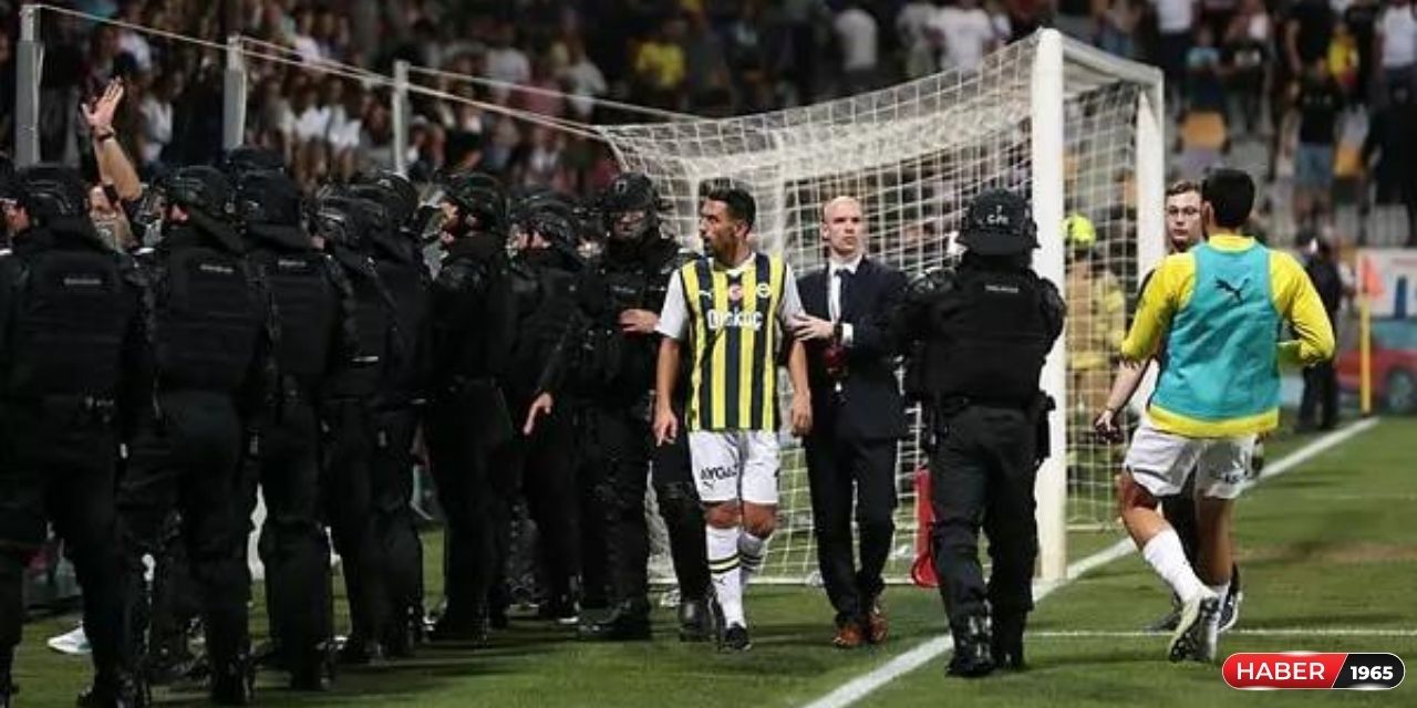 UEFA'dan Fenerbahçe'ye saha olayları nedeniyle ceza
