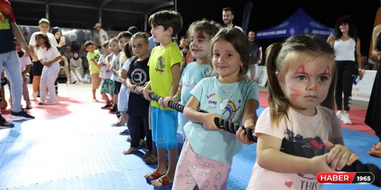 Samsun'da Spor Şenliği’nde renkli görüntüler ortaya çıktı