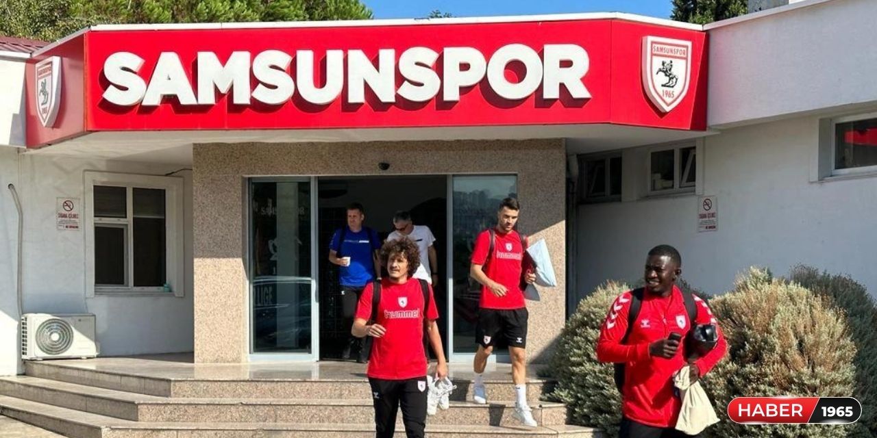 Samsunspor ekibi, Kayserispor maçı için yola koyuldu!