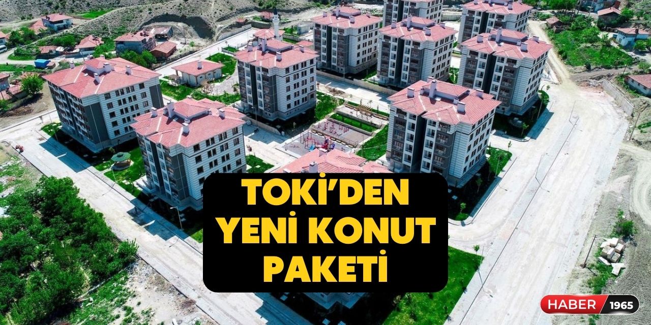 TOKİ'den yeni konut projesi geldi! TOKİ düşük taksitle 3+1 2+1 konut satışı yapacak