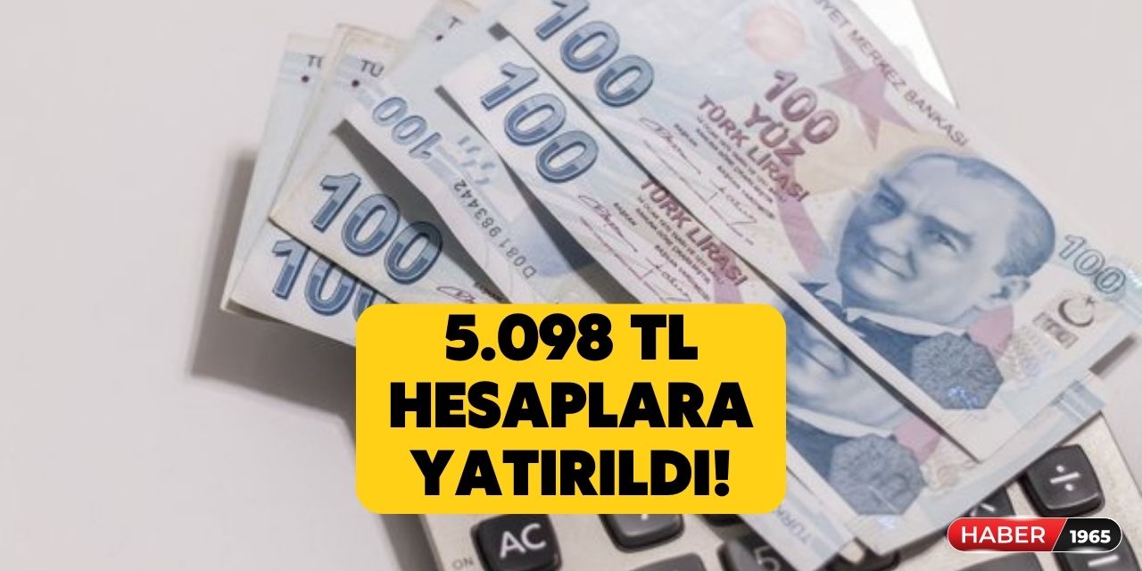 e-Devletten banka hesaplarına ödeme bildirimi! 5.098 TL yatırıldı