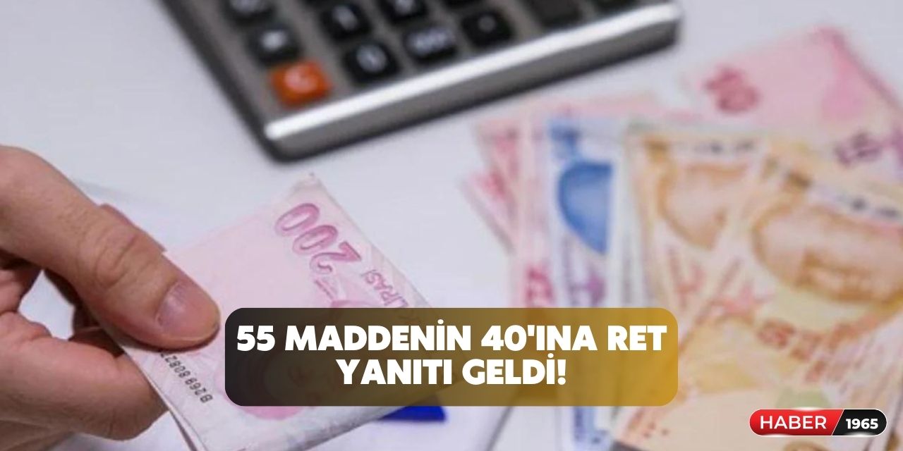 Hakem Kurulu'ndan flaş karar! 55 maddenin 40'ına ret