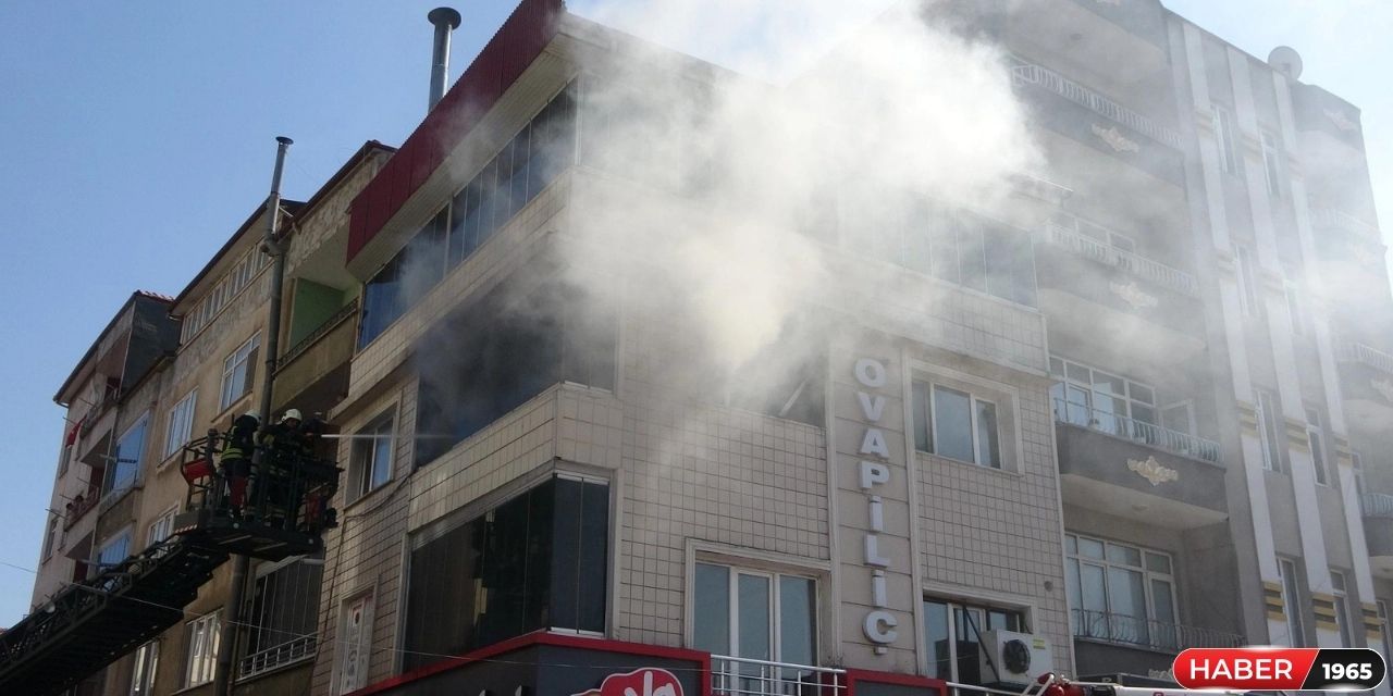 Samsun'da korku dolu anlar yaşandı!  Alevler görenleri korkuttu