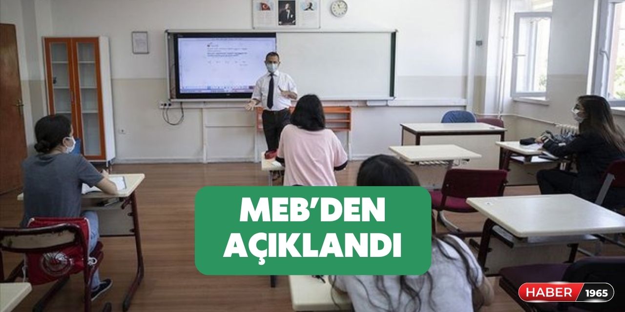 MEB'den açıklama geldi! Anne babalar dikkat 1 2 3 4 5 6 7 8 9 10 11 12. sınıflara seçmeli ders