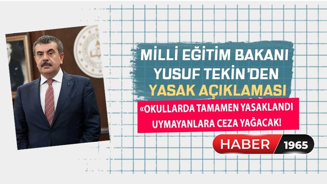 MEB'den SON DAKİKA kararı! 10 gün kala okullarda tamamen YASAKLANDI uymayan öğrencilere ceza var