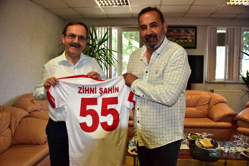 BAŞKAN ŞAHİN’DEN SAMSUNSPOR’A ZİYARET