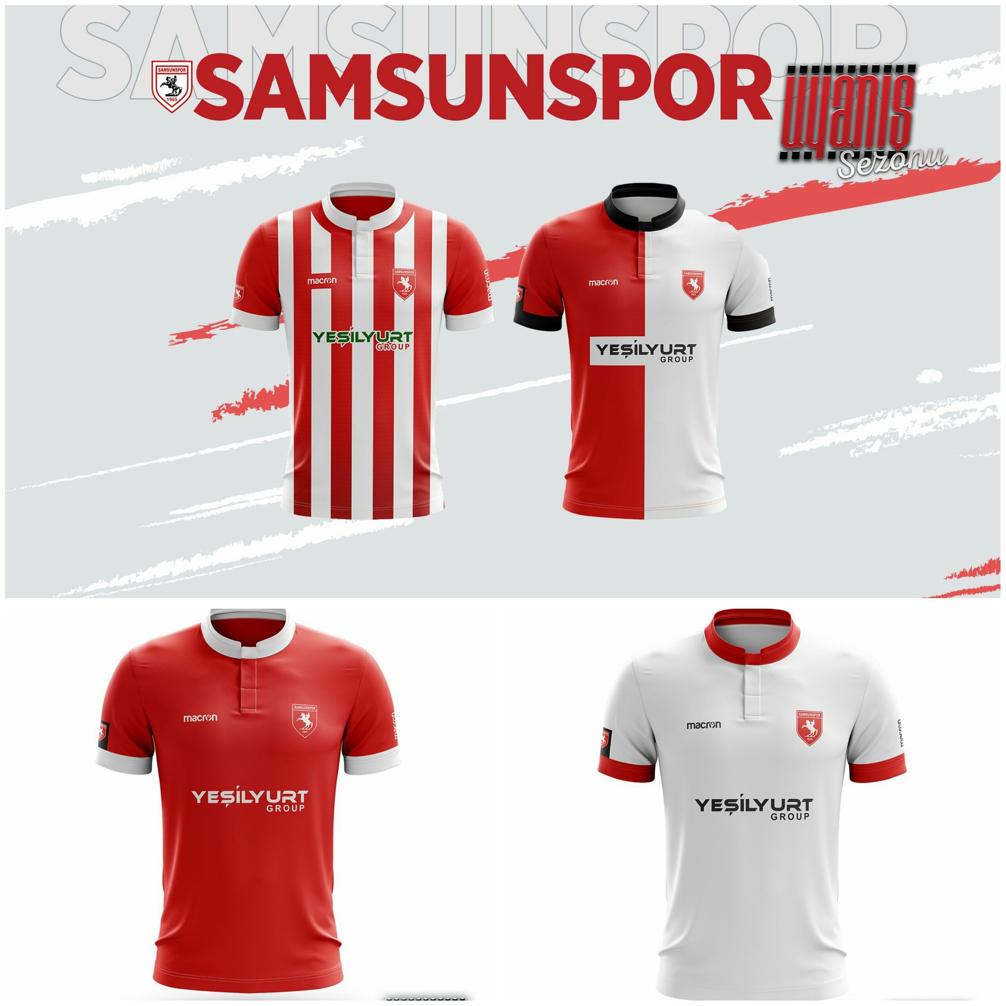 SAMSUNSPOR'UN YENİ FORMALARI BELLİ OLDU