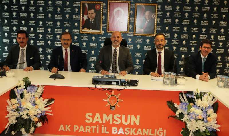 SAMSUN BÜYÜKŞEHİR BELEDİYE MECLİSİ AK PARTİ GRUP TOPLANTISI YAPILDI