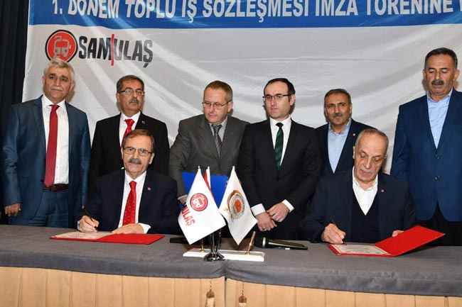 SAMULAŞ’TA TOPLU SÖZLEŞME SEVİNCİ