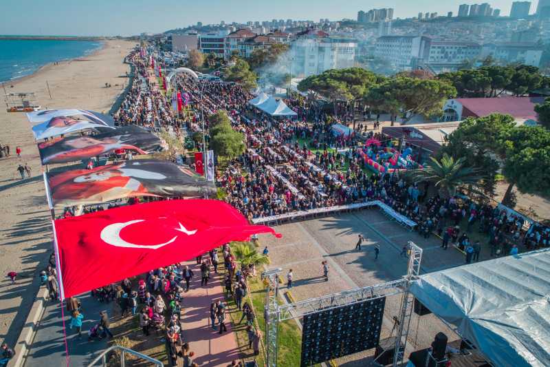 Her yıl on binler Atakum’da buluşuyor