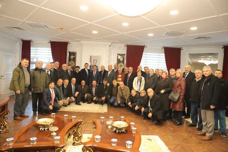 İLKADIMLI MUHTARLARDAN BAŞKAN TOK’A TEBRİK