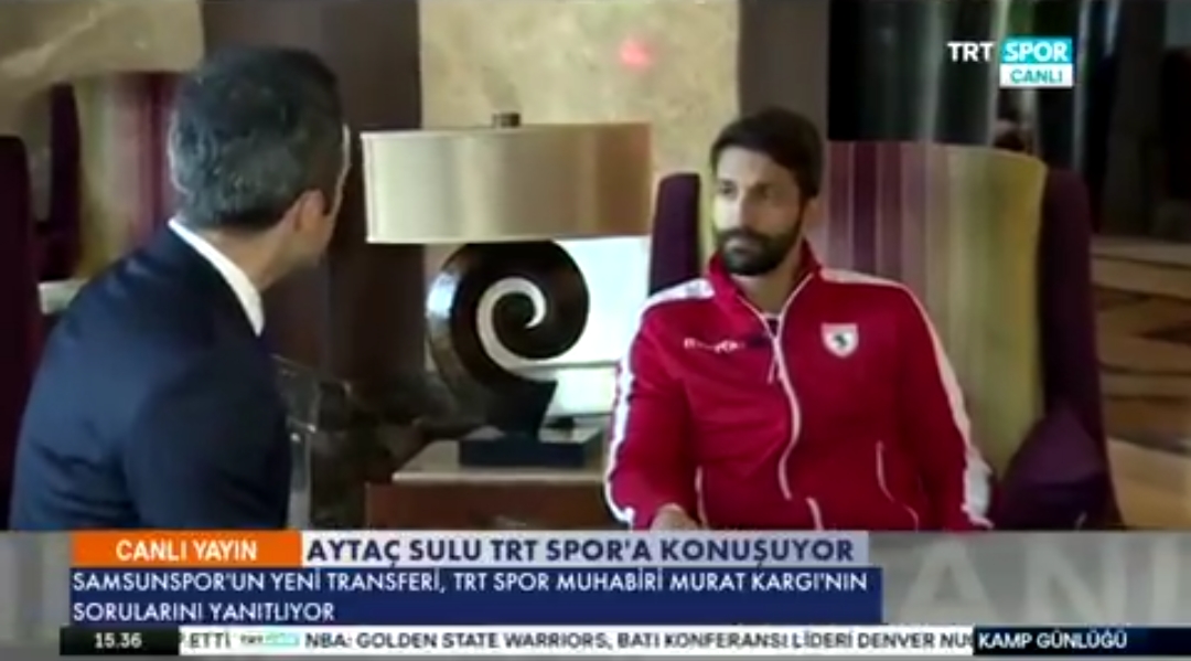 YENİ TRANSFERİMİZDEN TRTSPOR'A ÖZEL AÇIKLAMALAR