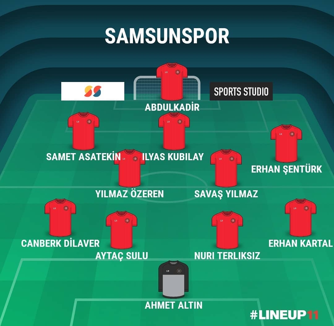 İŞTE SAMSUNSPOR'UN MUHTEMEL 11'İ