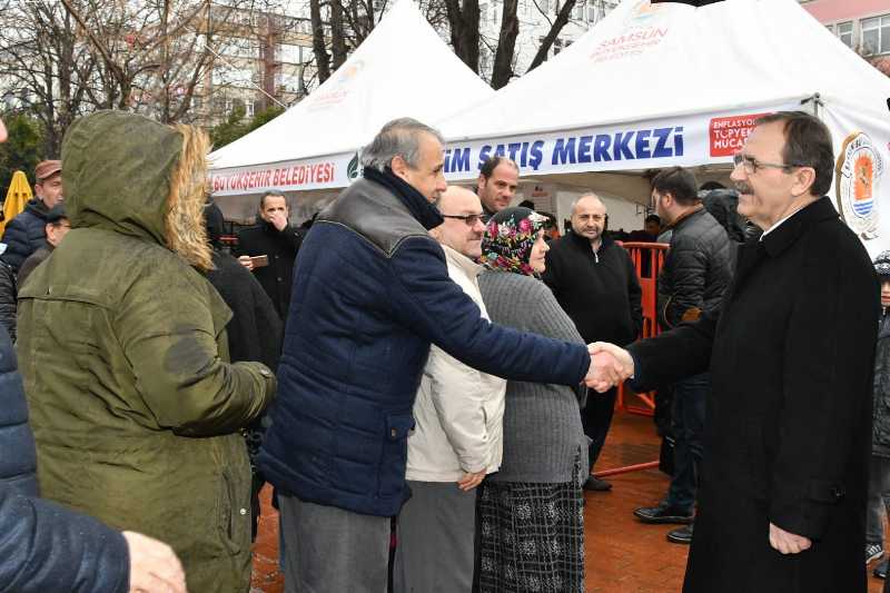 Samsun'da Tanzim Satış noktaları açıldı