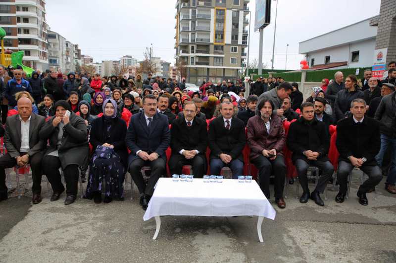 Taşçı, son gününde bile durmuyor... Atakum'da 28 proje için toplu açılış