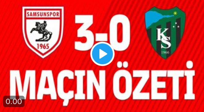 ÖZET | Samsunspor-Kocaelispor 3-0