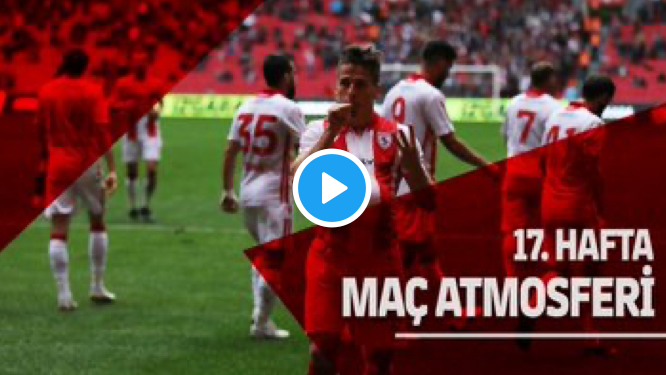 İŞTE SAMSUNSPOR-KONYA ANADOLU MAÇI ATMOSFERİ