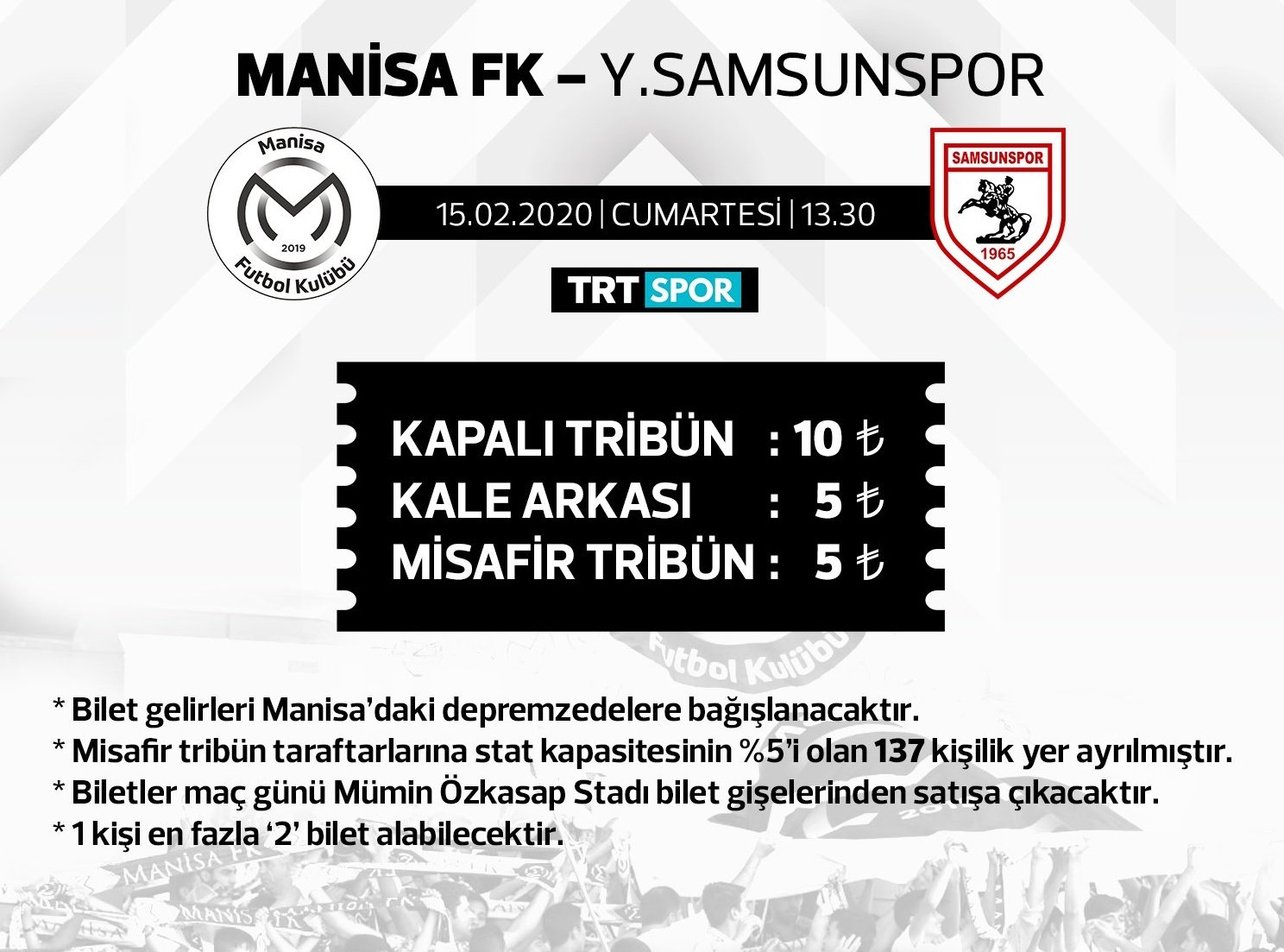 MANİSA FK'DAN SAMSUN MAÇIYLA İLGİLİ AÇIKLAMA