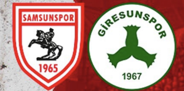 SAMSUNSPOR-GİRESUNSPOR İLK YARI SONA ERDİ