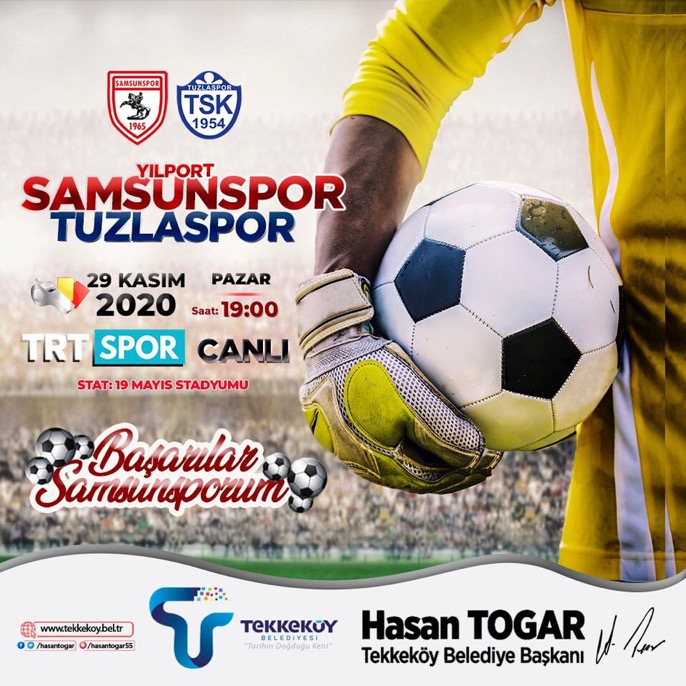 BAŞKAN TOGAR SAMSUNSPOR’A BAŞARILAR DİLEDİ