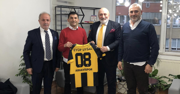 ARHAVİSPORDAN EYÜP UYSAL’A ZİYARET