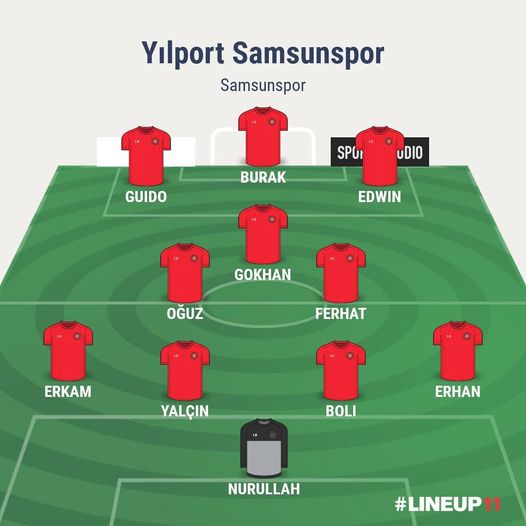 İŞTE SAMSUNSPOR'UN MUHTEMEL 11 İ