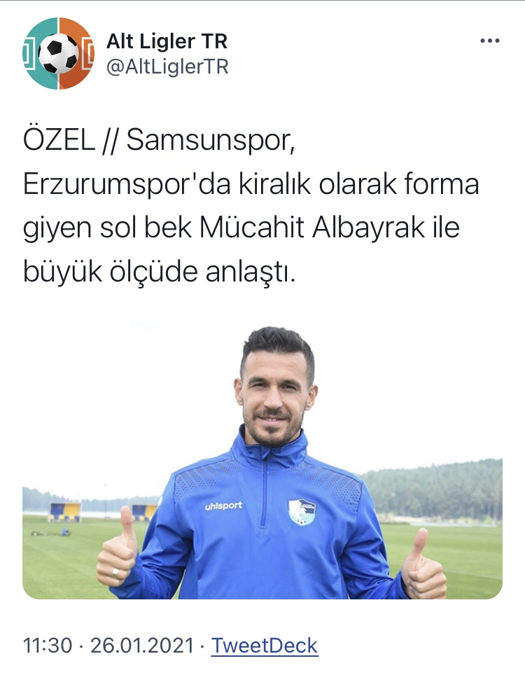 SAMSUNSPOR SÜPER SOL BEK TRANSFERİ BİTİRİYOR