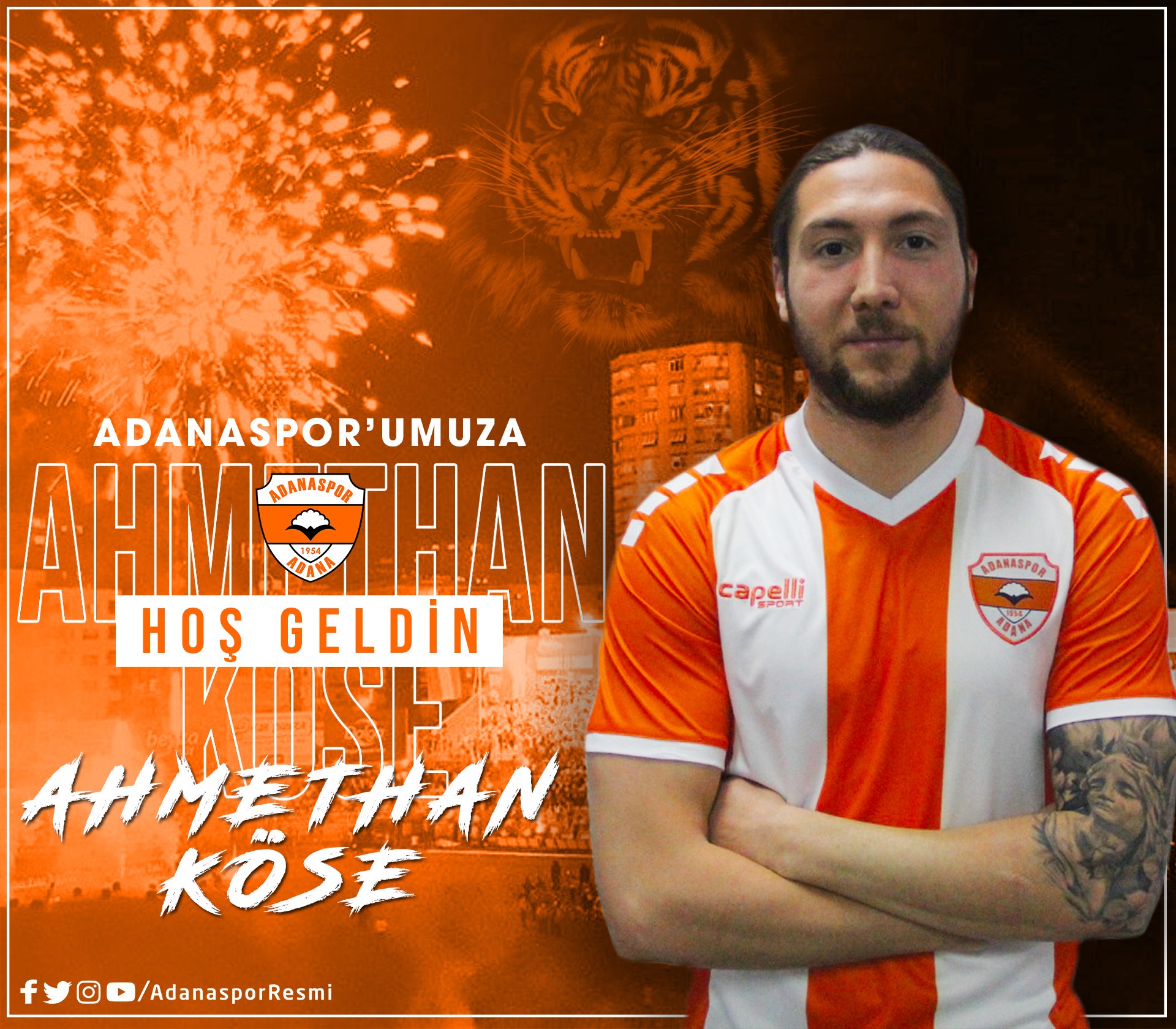 AHMETHAN KÖSE YENİ TAKIMINA İMZAYI ATTI