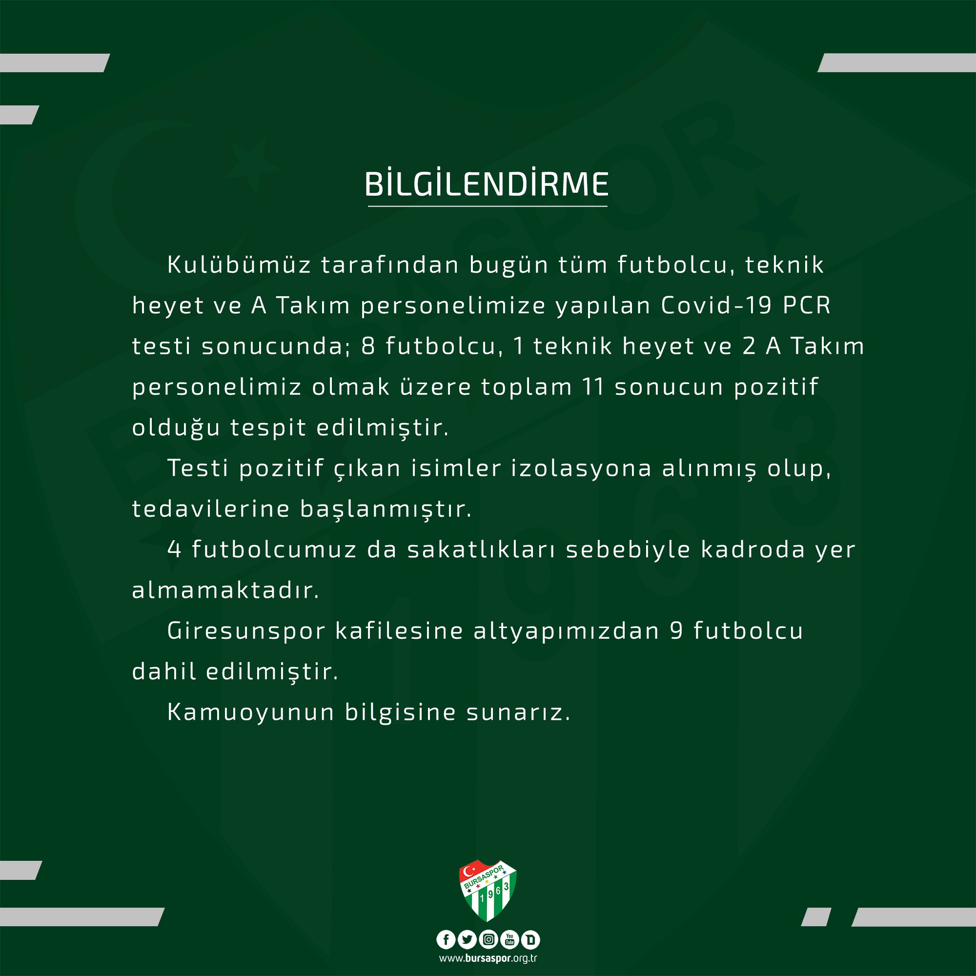 GİRESUNSPOR-BURSASPOR MAÇI ÖNCESİ ŞOK GELİŞME