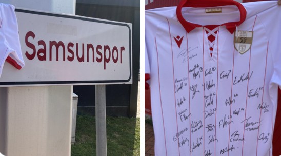 Samsunspor’un İmzalı 55. Yıl Formasını Hediye Ediyoruz