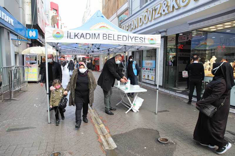 İlkadım Belediyesinden hijyen noktaları