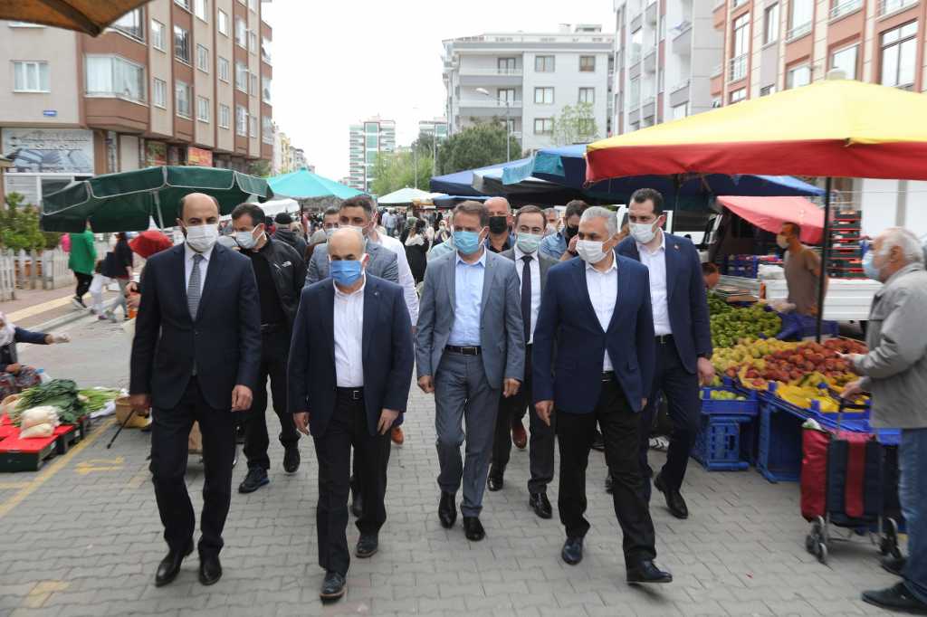 Samsun protokolünden Atakum’da pazar denetimi