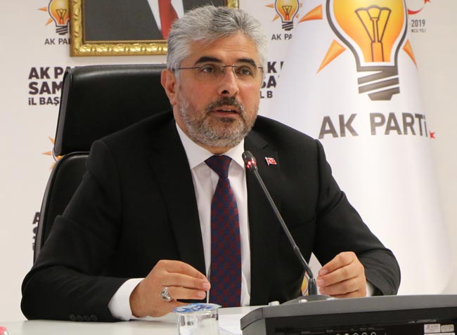 AK Parti Samsun'dan Filistin'e yardım eli