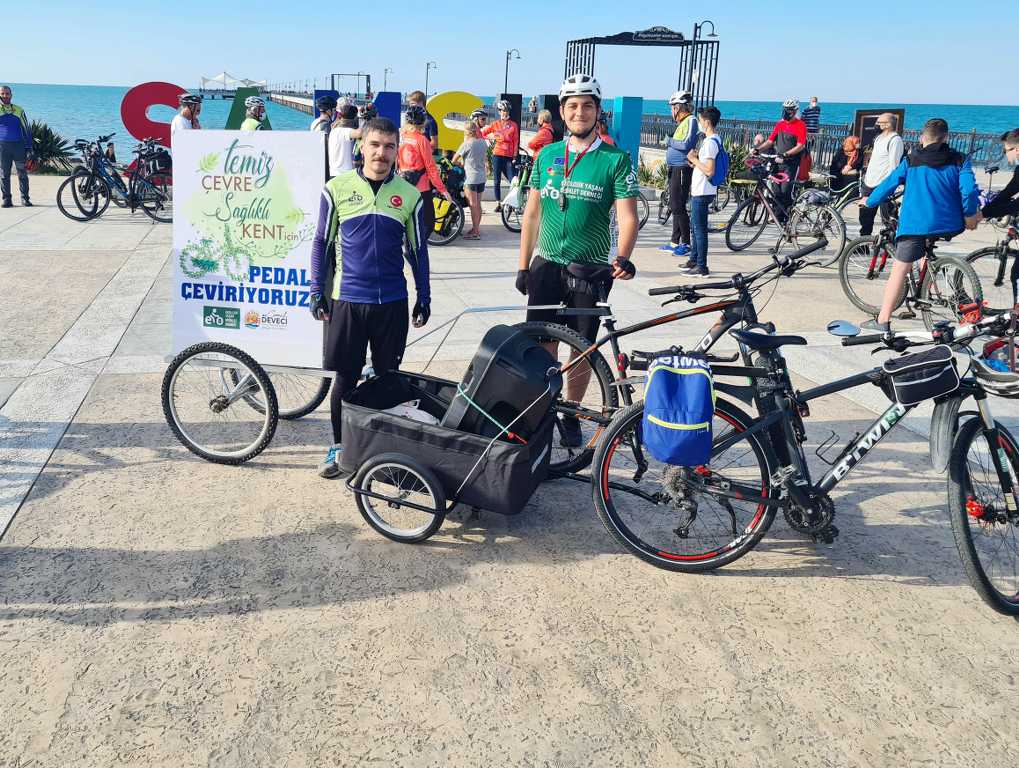 Atakumlular ‘temiz çevre’ için pedalladı